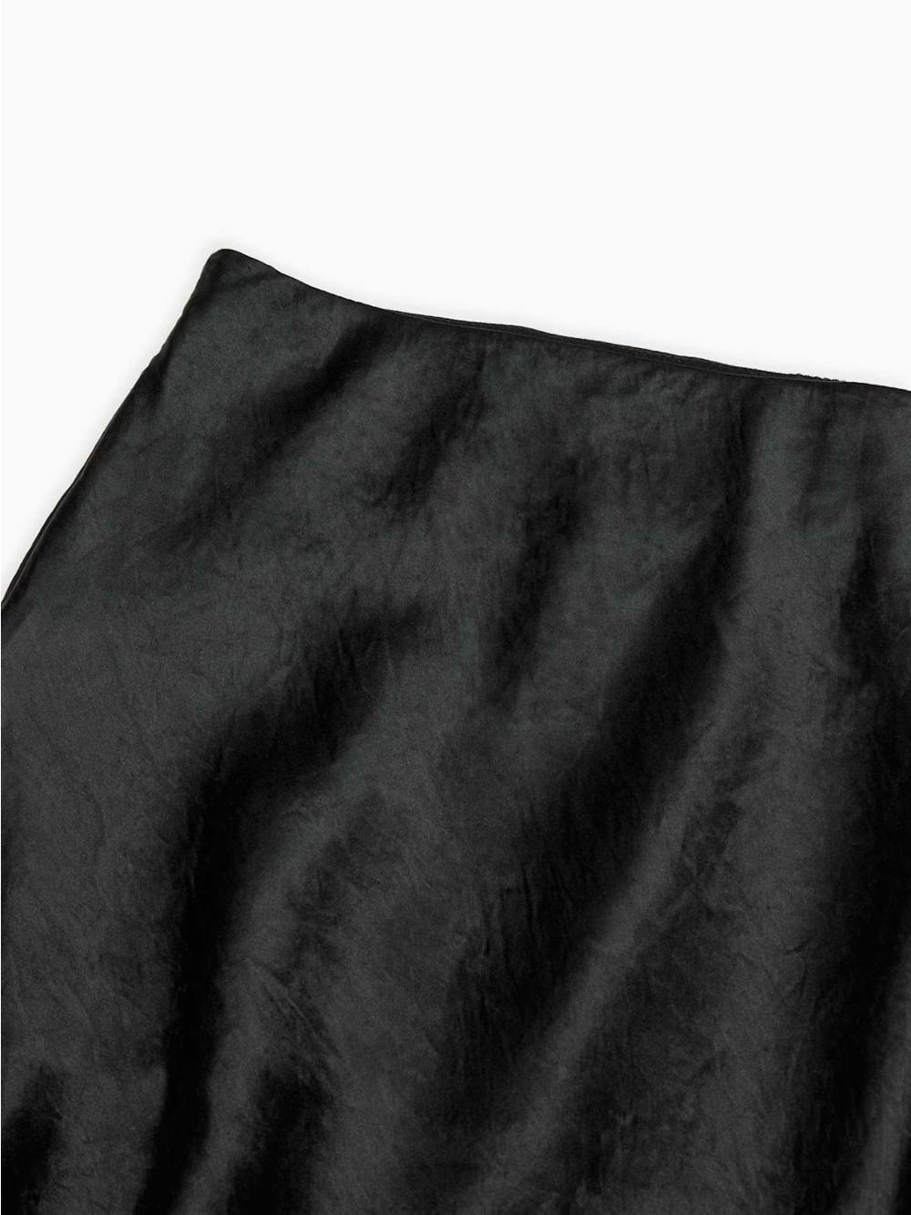 Babaton Navy Blue Satin Mini Skirt - Picture 8 of 9